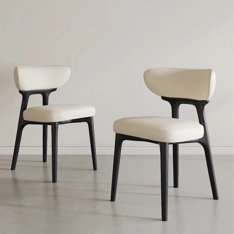 71 Modern Rectangular Dining Table with Stone Table-top, Wood Legs