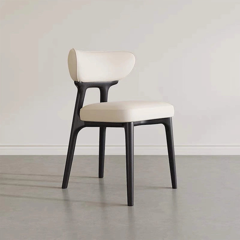 71 Modern Rectangular Dining Table with Stone Table-top, Wood Legs