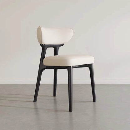 71 Modern Rectangular Dining Table with Stone Table-top, Wood Legs