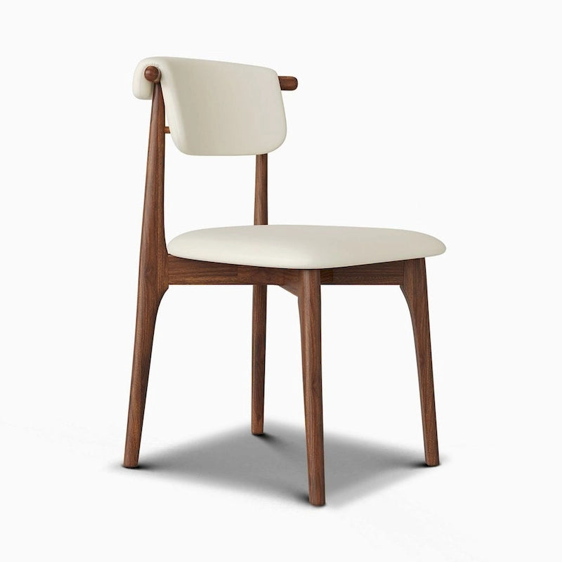 71 Modern Rectangular Dining Table with Stone Table-top, Wood Legs