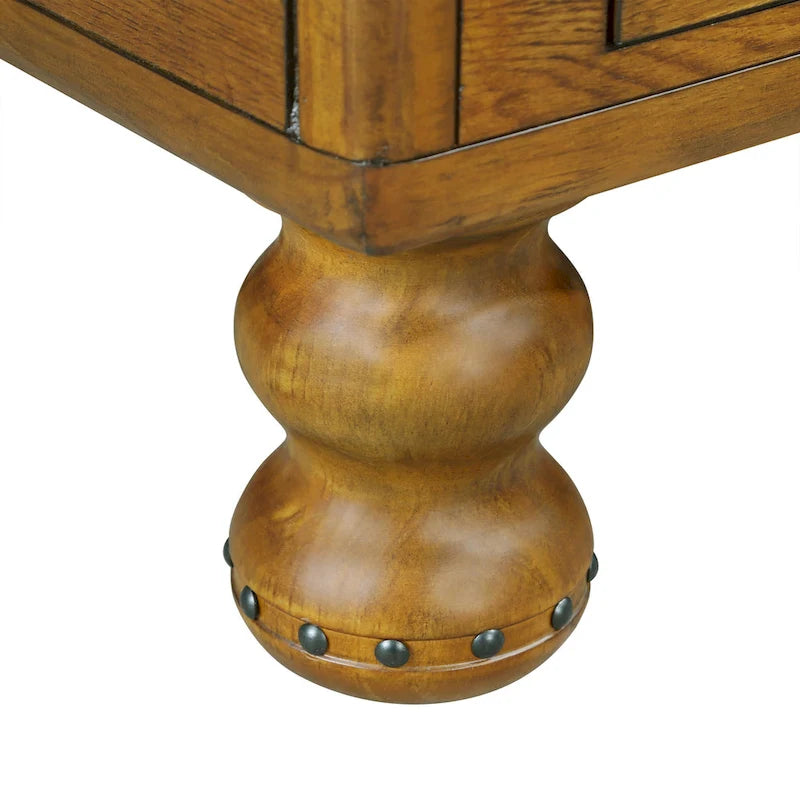 3-Piece Solid Wood Living Room Table Set