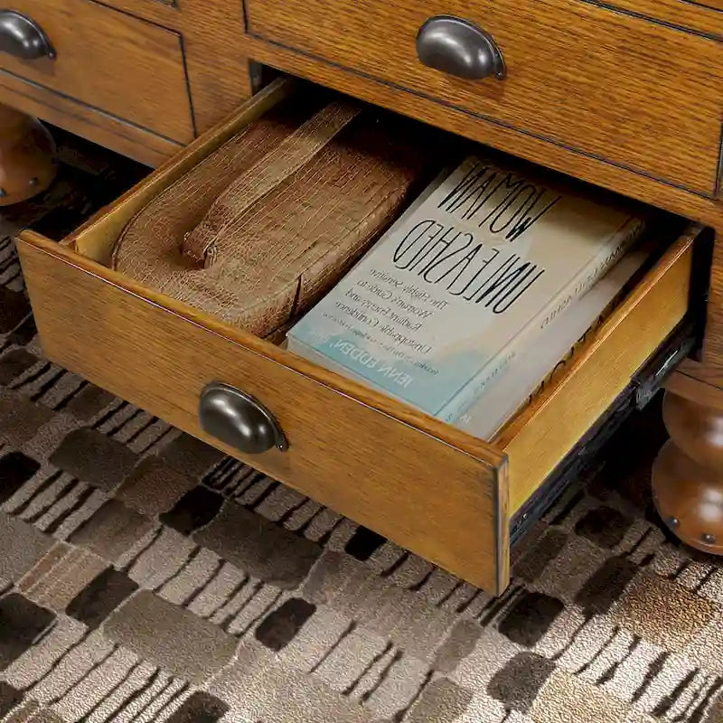 3-Piece Solid Wood Living Room Table Set