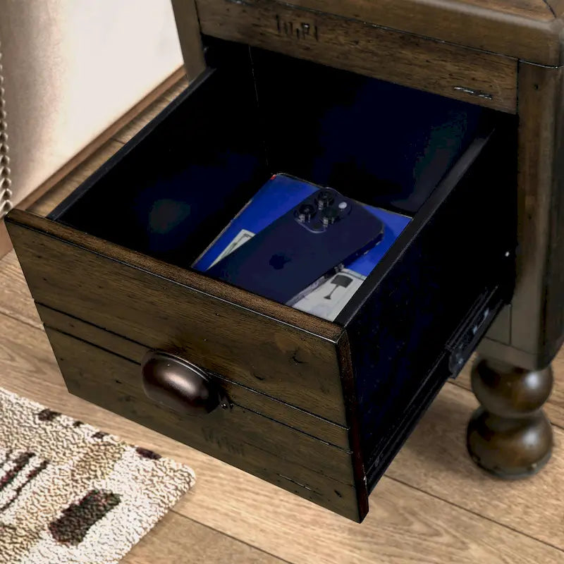 3-Piece Solid Wood Living Room Table Set