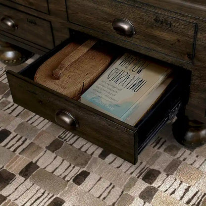 3-Piece Solid Wood Living Room Table Set