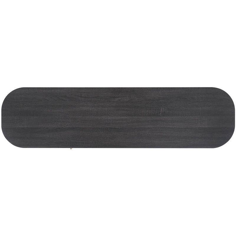 SAFAVIEH Home Tealla 2 Tambour & 1 Glass Lift Door Media Stand. - 59Wx15Dx24H