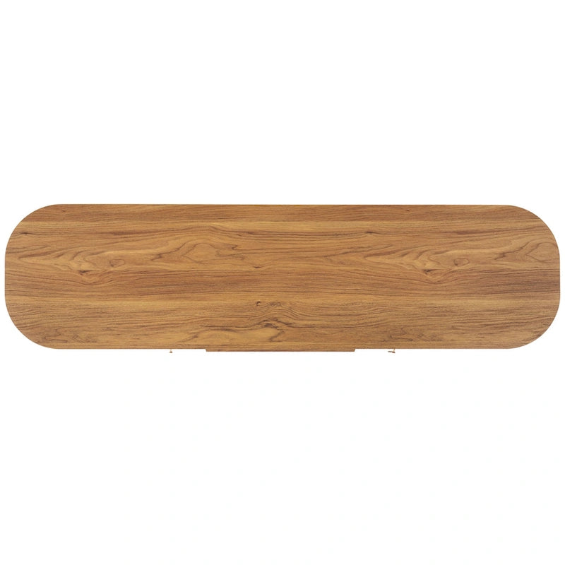 SAFAVIEH Home Tealla 2 Tambour & 1 Glass Lift Door Media Stand. - 59Wx15Dx24H