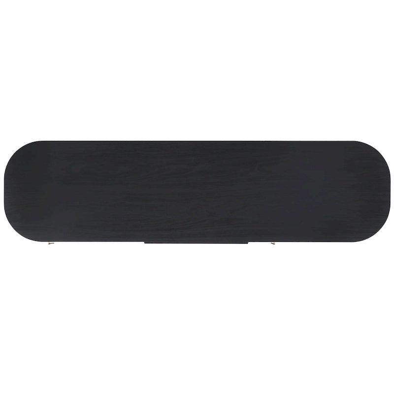 SAFAVIEH Home Tealla 2 Tambour & 1 Glass Lift Door Media Stand. - 59Wx15Dx24H