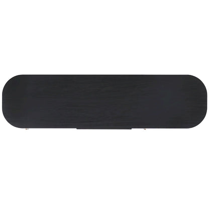 SAFAVIEH Home Tealla 2 Tambour & 1 Glass Lift Door Media Stand. - 59Wx15Dx24H