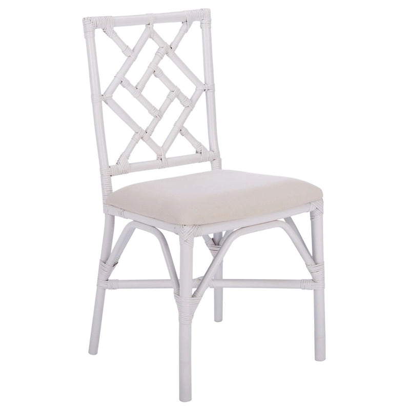 SAFAVIEH Maye Rattan Accent Chair with Cushion (Set of 2) - 18.5 W x 20.9 L x 35.8 H - 19Wx21Dx36H