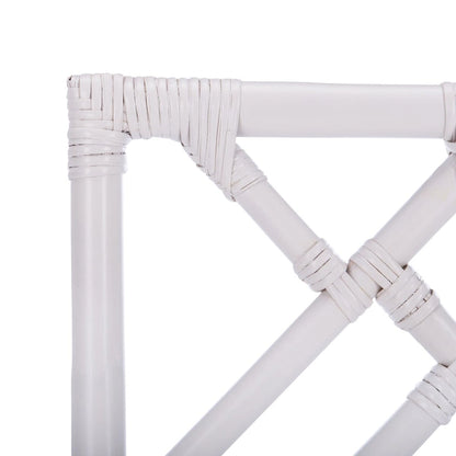 SAFAVIEH Maye Rattan Accent Chair with Cushion (Set of 2) - 18.5 W x 20.9 L x 35.8 H - 19Wx21Dx36H