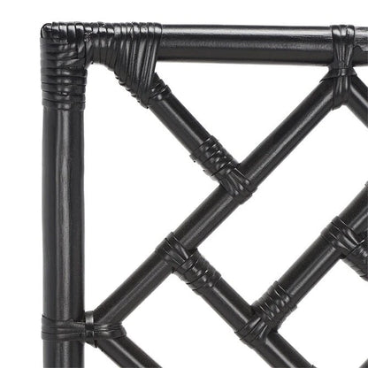 SAFAVIEH Maye Rattan Accent Chair with Cushion (Set of 2) - 18.5 W x 20.9 L x 35.8 H - 19Wx21Dx36H