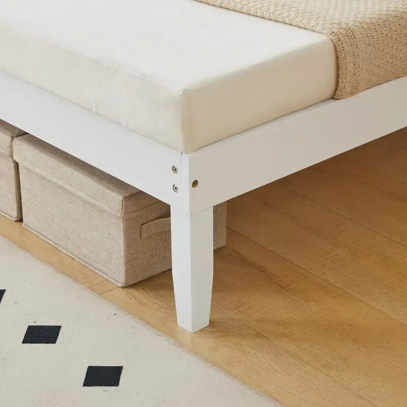 Wooden beds without footboards